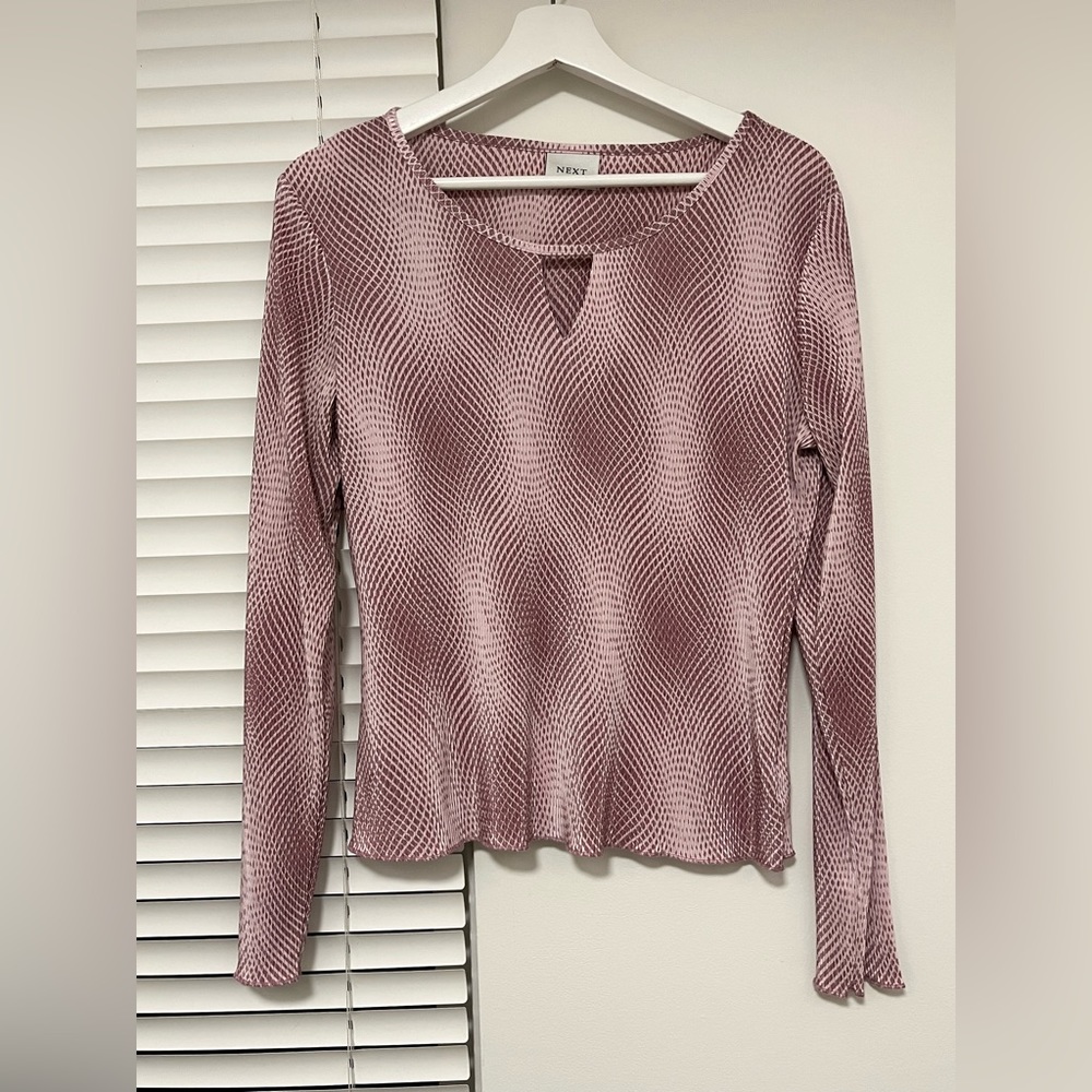 Women’s “Next” clothing - Two tone pink Blouse- UK Size 14- Fits like a Medium